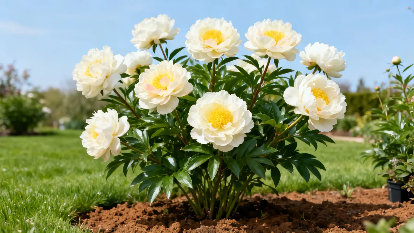 Duchesse de Nemours Peony Bloom Time and Flower Color Guide