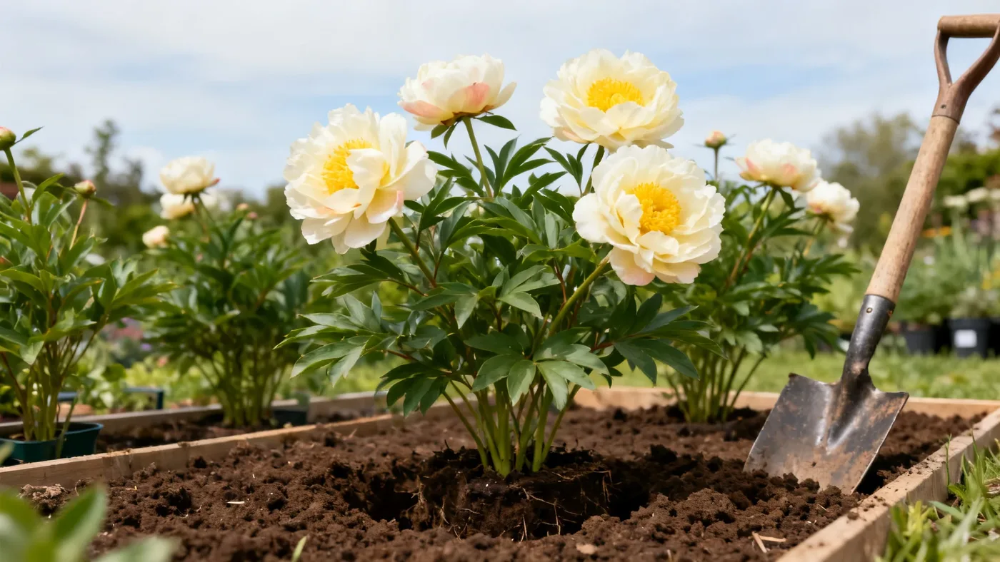 How to Plant Duchesse de Nemours Peony for Big Spring Blooms